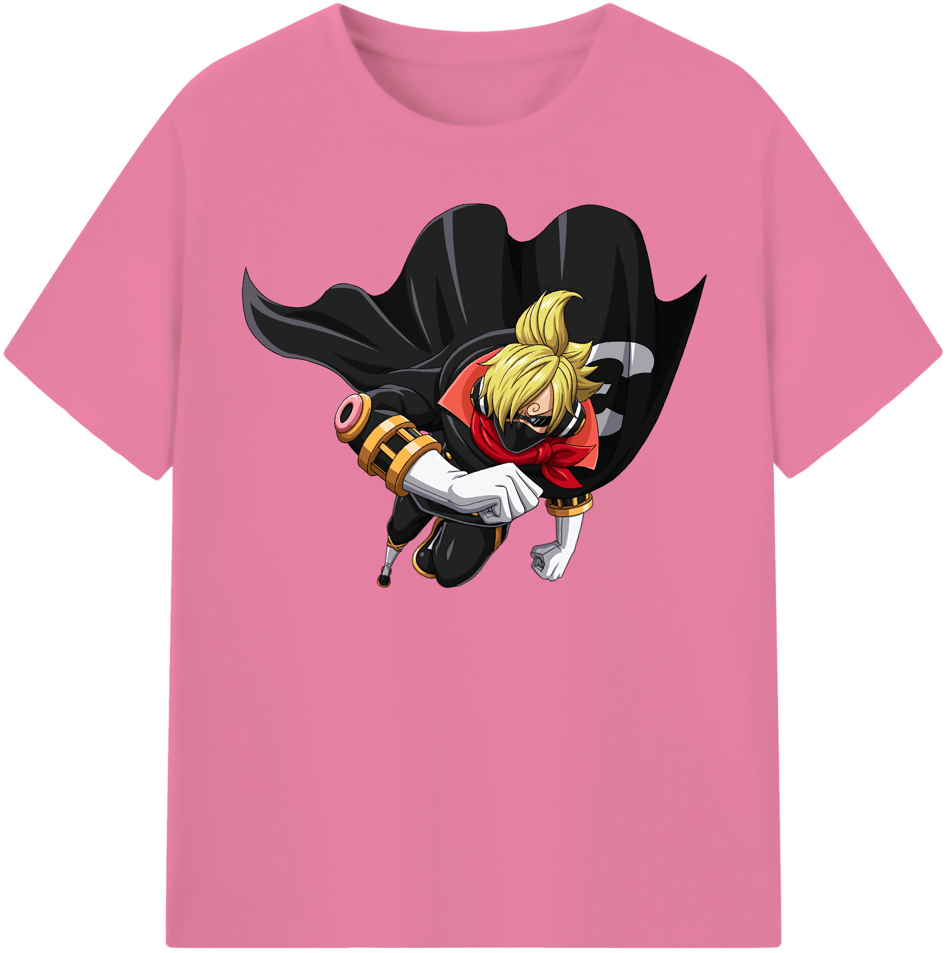 ワンピース サンジ ONE PIECE Sanji 綿100％半袖Tシャツ（フロントプリント）